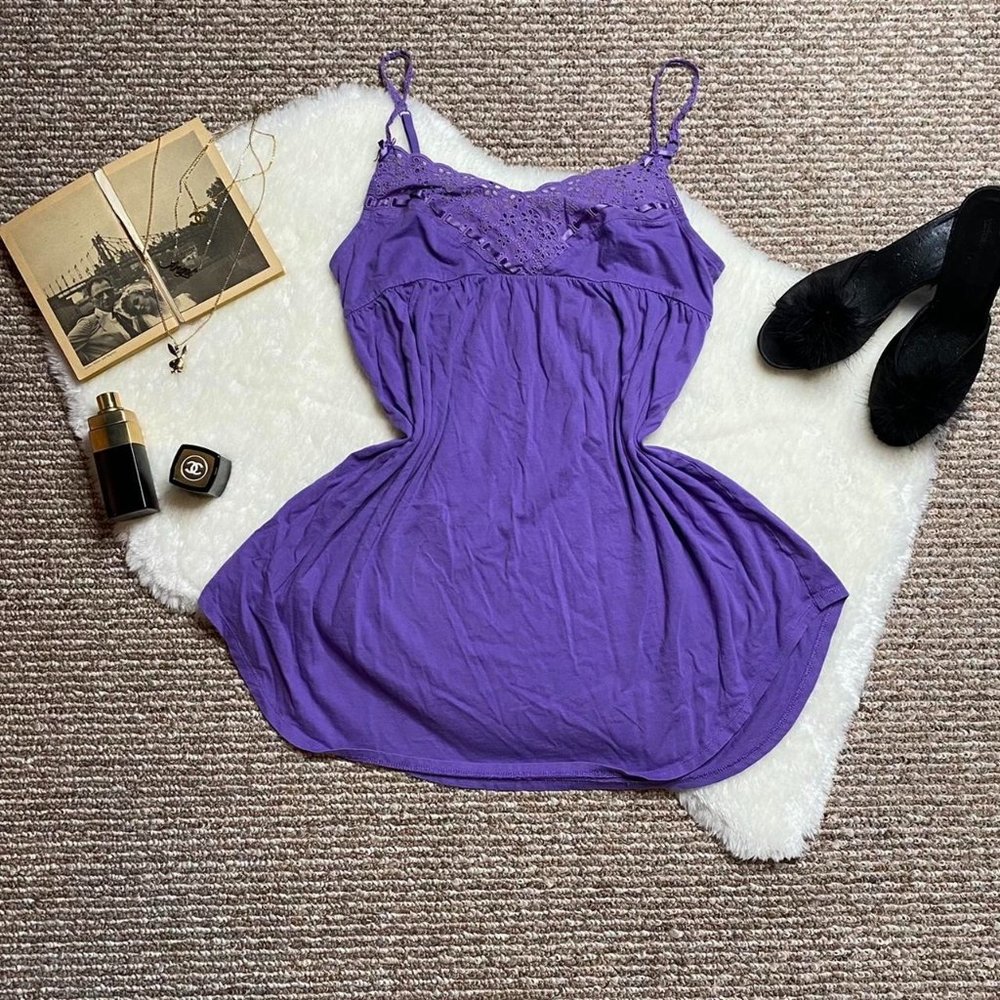 Vintage Victoria’s Secret red babydoll slip dress